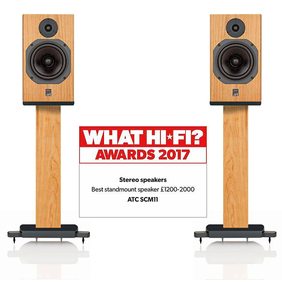 ATC SCM 11 - What Hi Fi? Sound and Vision Awards 2017 — Best standmounter £1200-£2000