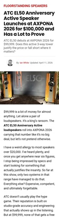 ATC EL50 Anniversary - ecoustics.com (US) review