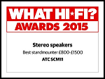 ATC SCM 11 - What Hi Fi? Sound and Vision Awards 2015 — Best standmounter £800-£1500