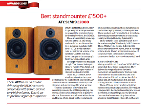 ATC SCM 19 - What Hi Fi? Sound and Vision Awards 2015 — Best standmounter £1200+