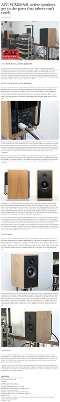 ATC SCM 20 ASL (Active) - The Ear (UK) review